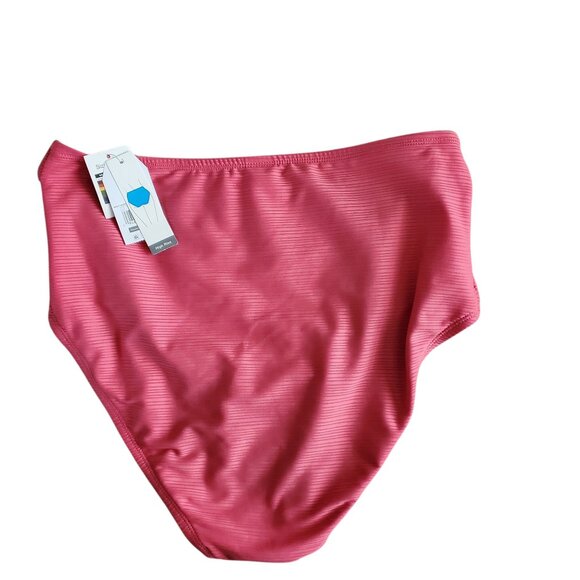 HIGH RISE PINK BIKINI BOTTOMS SIZE L - Picture 2 of 5